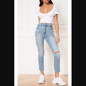 Levi's Light Blue High Rise Women Jeans